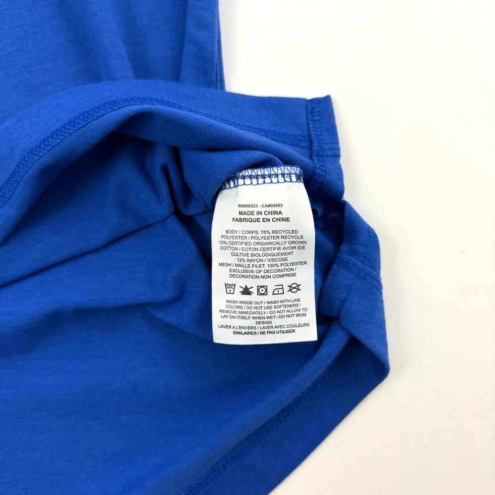 Nike Blue University of Kentucky V-Neck Short Sleeve T-Shirt Logo